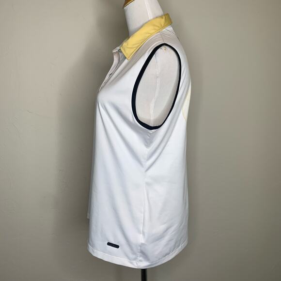 Annika Cutter Buck Sleeveless Polo Shirt Sz Medium - Picture 3 of 9
